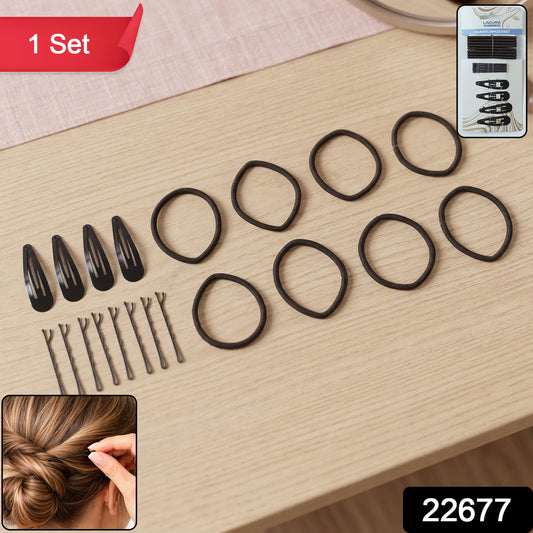 Wukusy complete hair styling accessories combo set with hair clips, brushes, and hair ties for versatile styling.