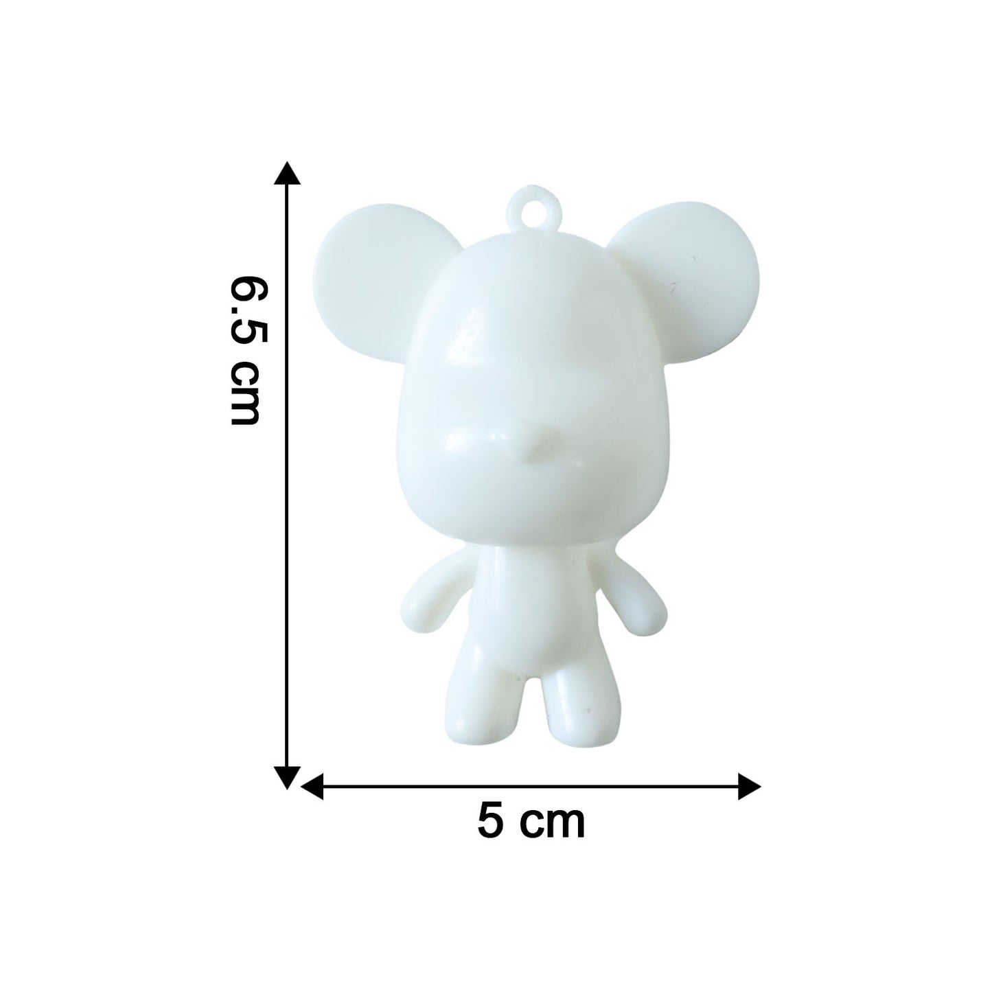 Cute Bear Figure Keychain (1 Pc)