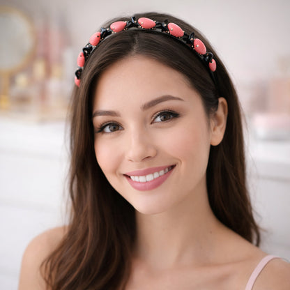 Cute Heart Design Decorative Hairband For Women  Girls (1 Pc)