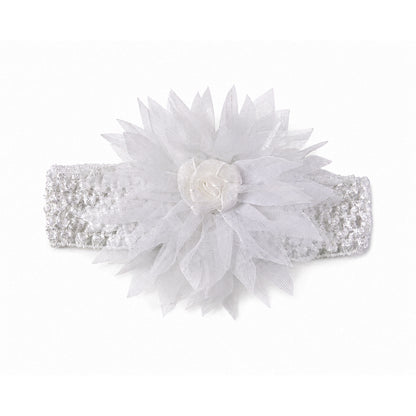 Cute Soft Elastic Floral Baby Headband Stylish Stretchable Hair Band (1 Pc)