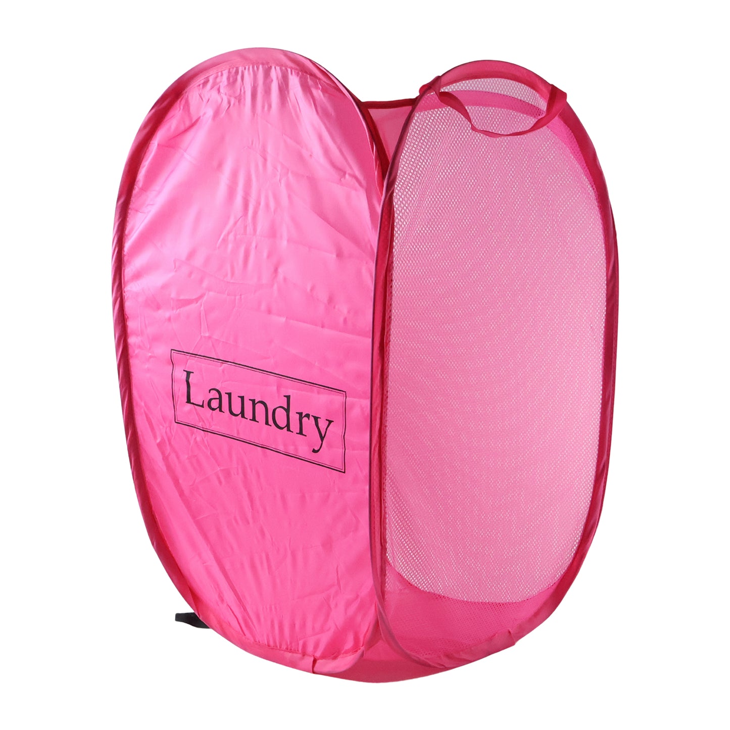 Foldable Laundry Basket Fabric Mesh Clothes Hamper Storage Bag (1 Pc60x36cm)