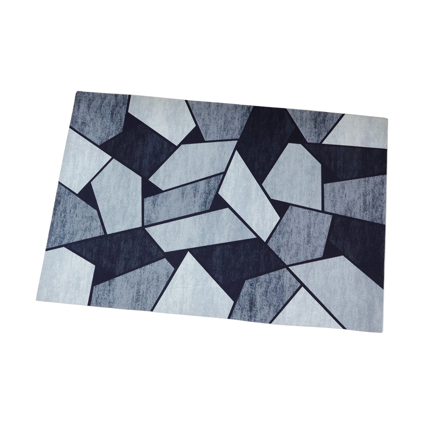 Geometric Anti Slip Door Floor Mat (1 Pc 90x60 Cm)