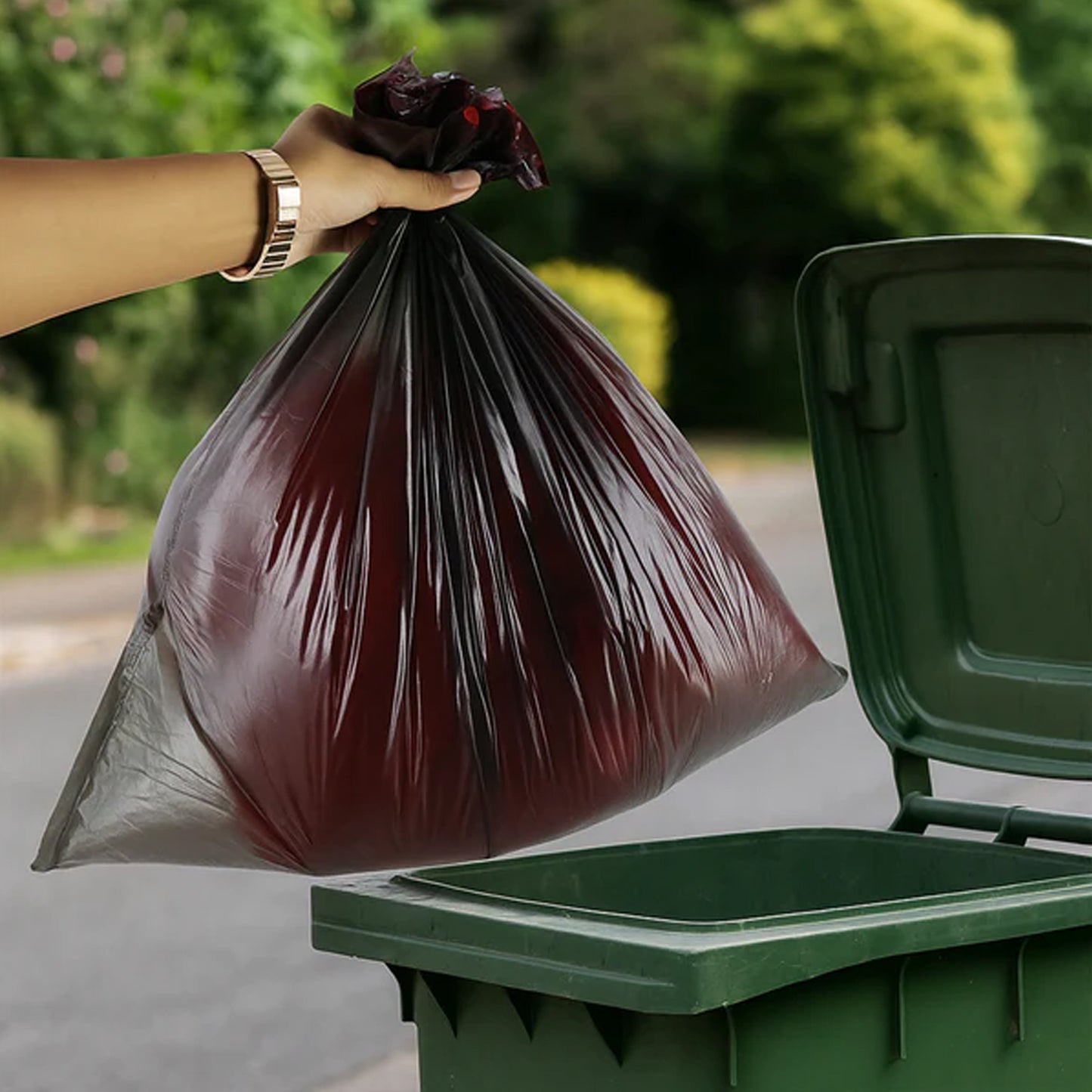 Heavy Duty Garbage Bags Roll (30 Bags 45x50 Cm)
