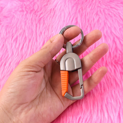 Heavy Duty Metal Key Holder Carabiner Clip Keychain (1 Pc)