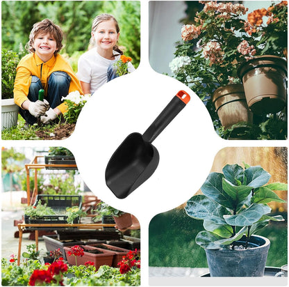 Wukusy heavy-duty plastic garden hand trowel for planting and soil work, featuring a sturdy handle and durable blade.