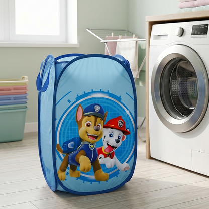 Kids Cartoon Foldable Laundry Basket Toy Storage Hamper (1 Pc 34x59cm)