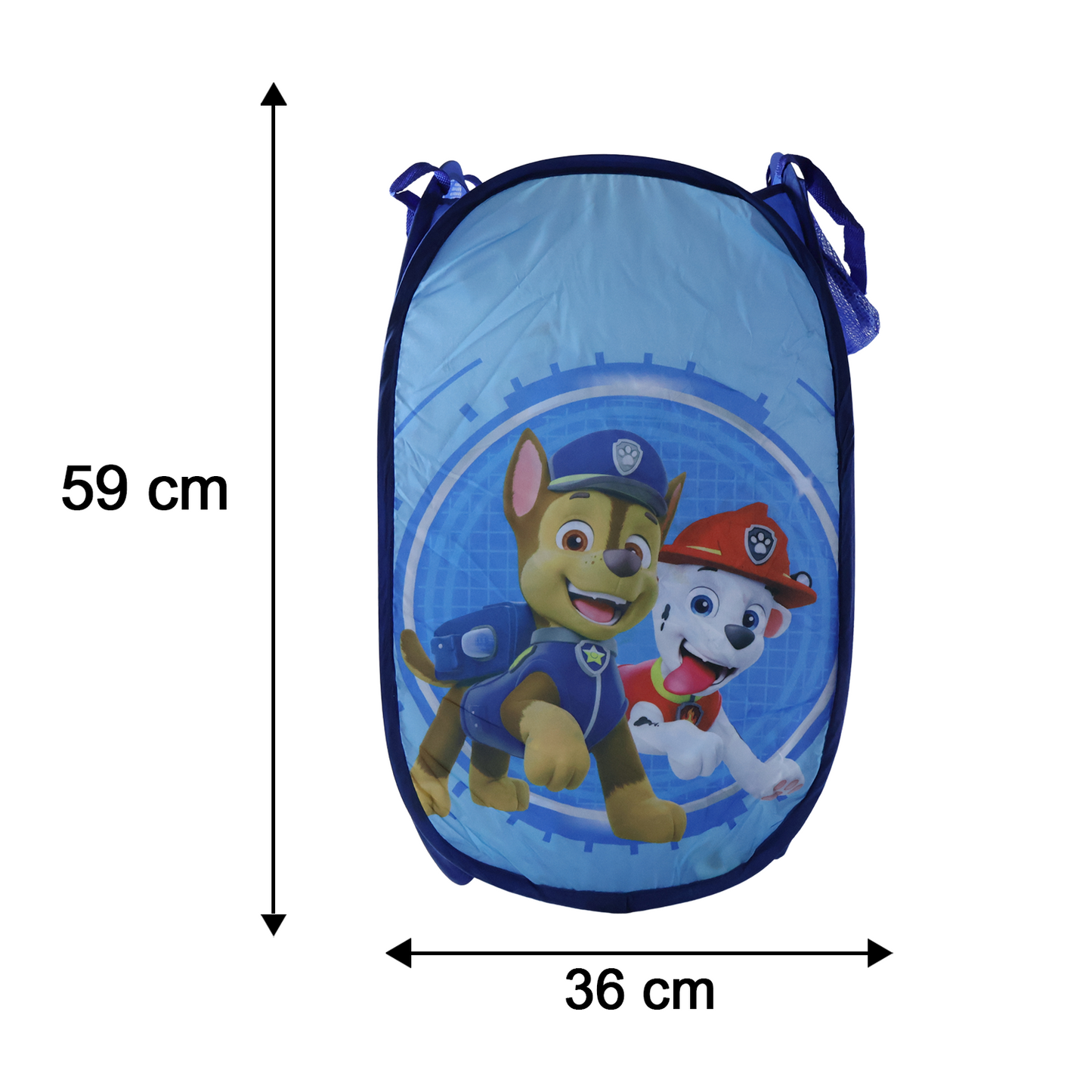 Kids Cartoon Foldable Laundry Basket Toy Storage Hamper (1 Pc 34x59cm)