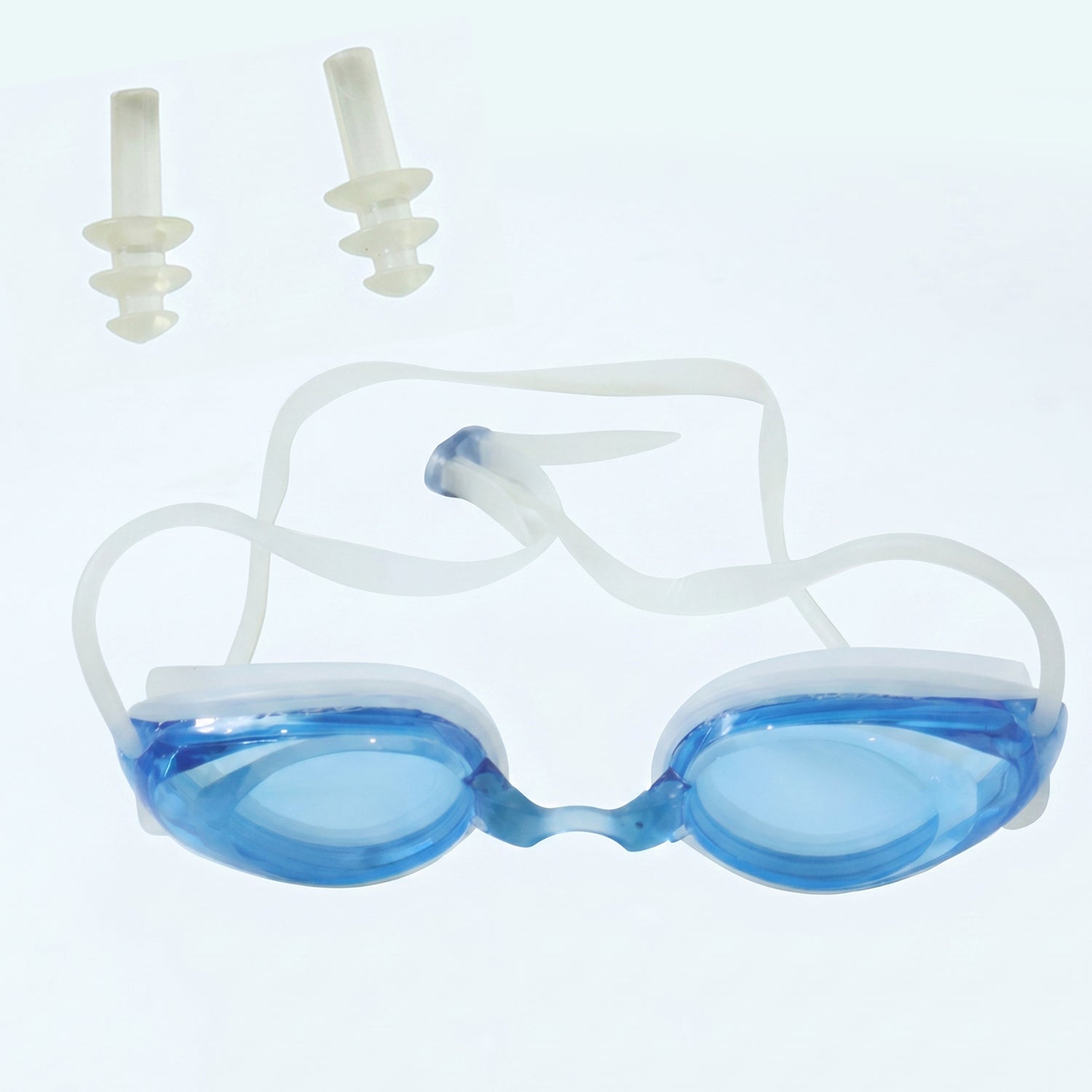 Kids comfortable fit swimming goggles by Wukusy with clear vision and adjustable strap, designed for a snug, secure fit.