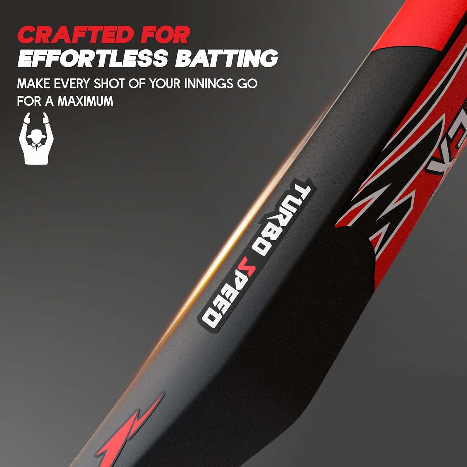 Lightweight Durable Plastic Cricket Bat (87 X 11 Cm  1 Pc)
