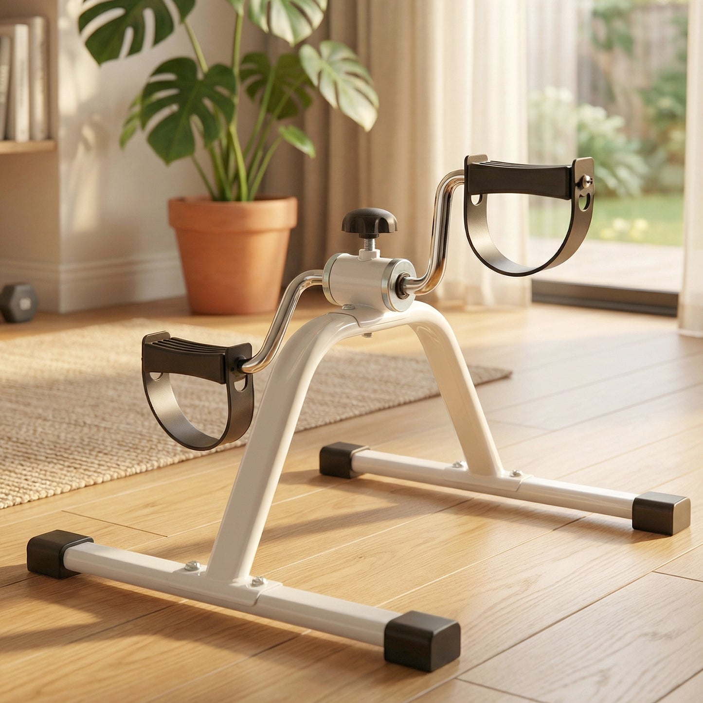 Mini Pedal Exerciser Cycle Portable Fitness Pedal Machine (1 Pc)