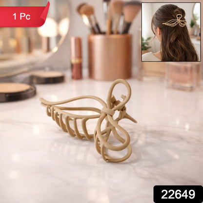 Minimalist Matte Finish Elegant Hair Claw Clip For Women (1 Pc)