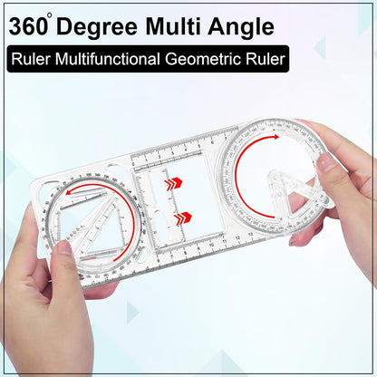 Multi-functional Geometry Drawing Tool (1 Pc)