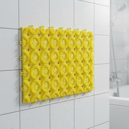 Multipurpose Anti-slip Bathroom Massage Mat With Suction Cups (33  21 Cm)
