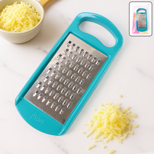 Wukusy multipurpose cheese and vegetable grater with multiple grating surfaces for cheese, vegetables, and more.