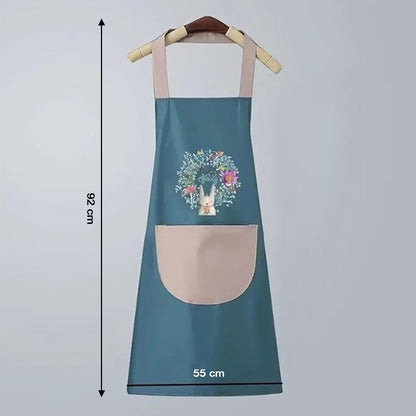 Multipurpose Kitchen Cooking Apron With Front Pocket (1 Pc)
