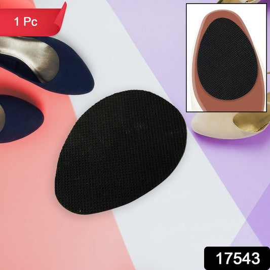 Wukusy non-slip rubber shoe pads with self-adhesive grips, designed for ladies' high heels and boots to prevent slipping.