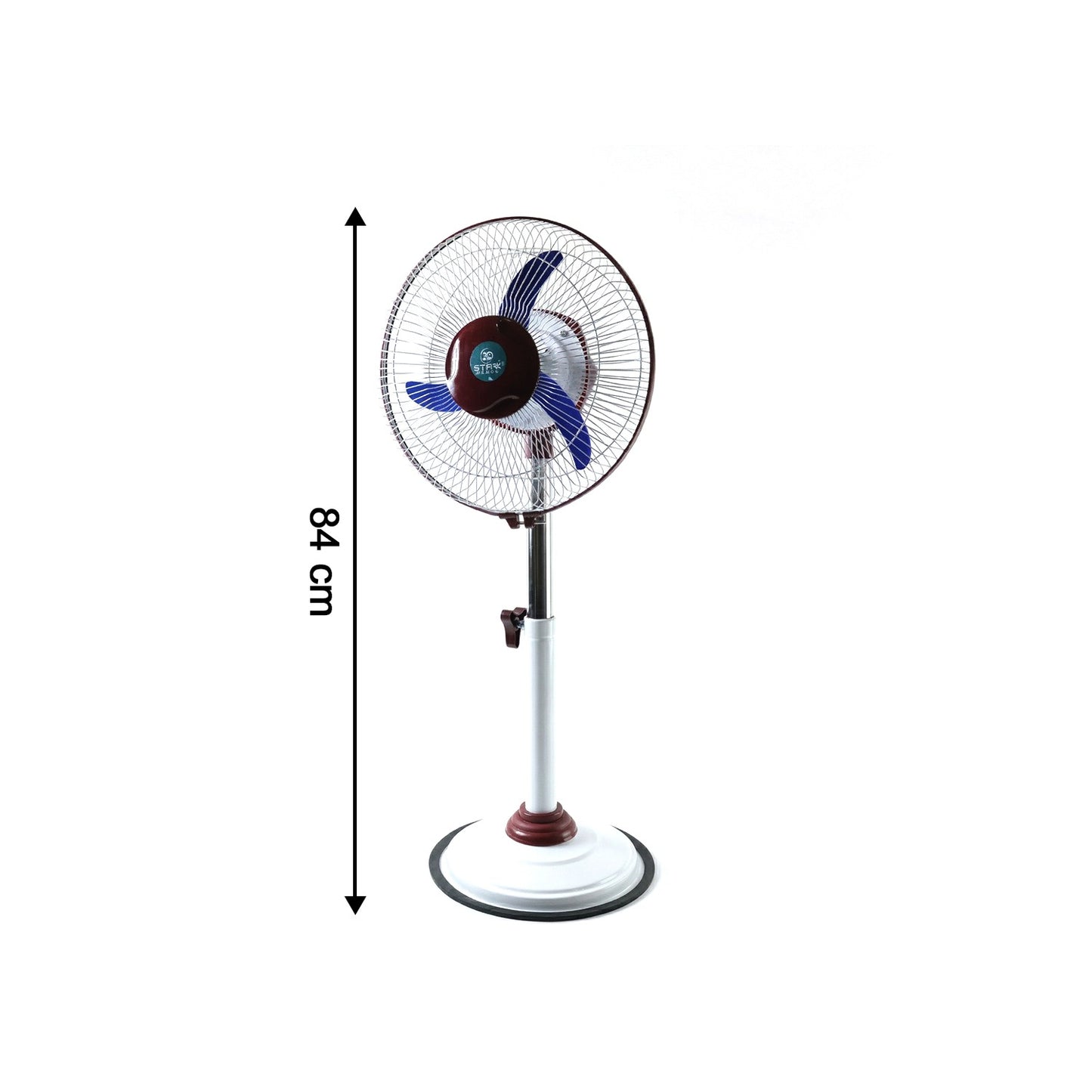 Omega 12v Rechargeable Pedestal Fan With Led Light (1 Pc)