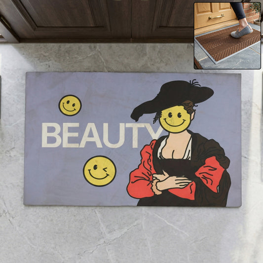 Premium Designer Anti Slip Door Mat (1 Pc Mix Design)