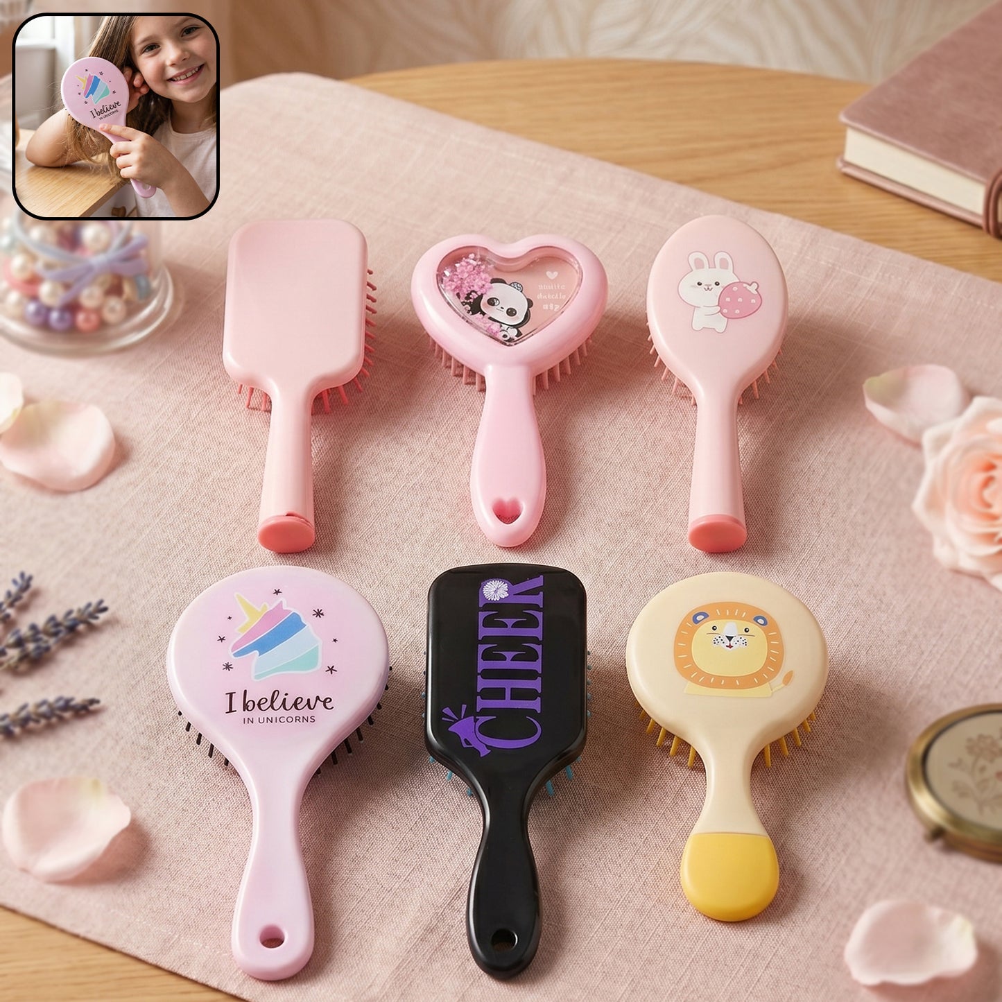 Premium Grooming And Styling Hair Comb  (1 Pc Mix Design)