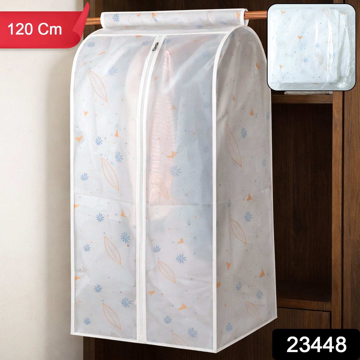 Premium Hanging Clothes Storage Cover Bag (1 Pc 120 Cm)