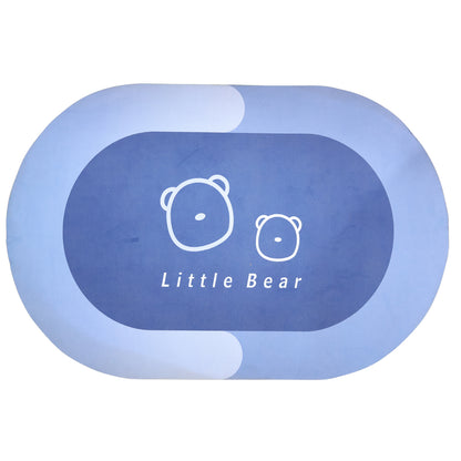 Premium Little Bear Printed Soft Non-slip Bath Mat (1 Pc 118x79 Cm)