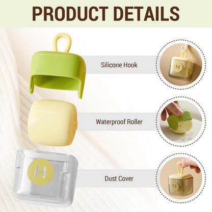 Reusable Portable Lint Roller With Storage Case  (1 Pc)