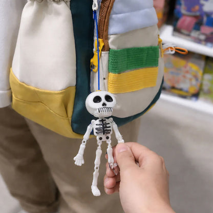 Skeleton Doll Keychain With Metal Keychain Hook (2 Pc)