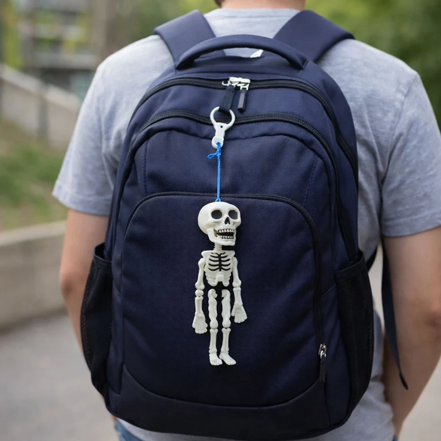 Skeleton Doll Keychain With Metal Keychain Hook (2 Pc)