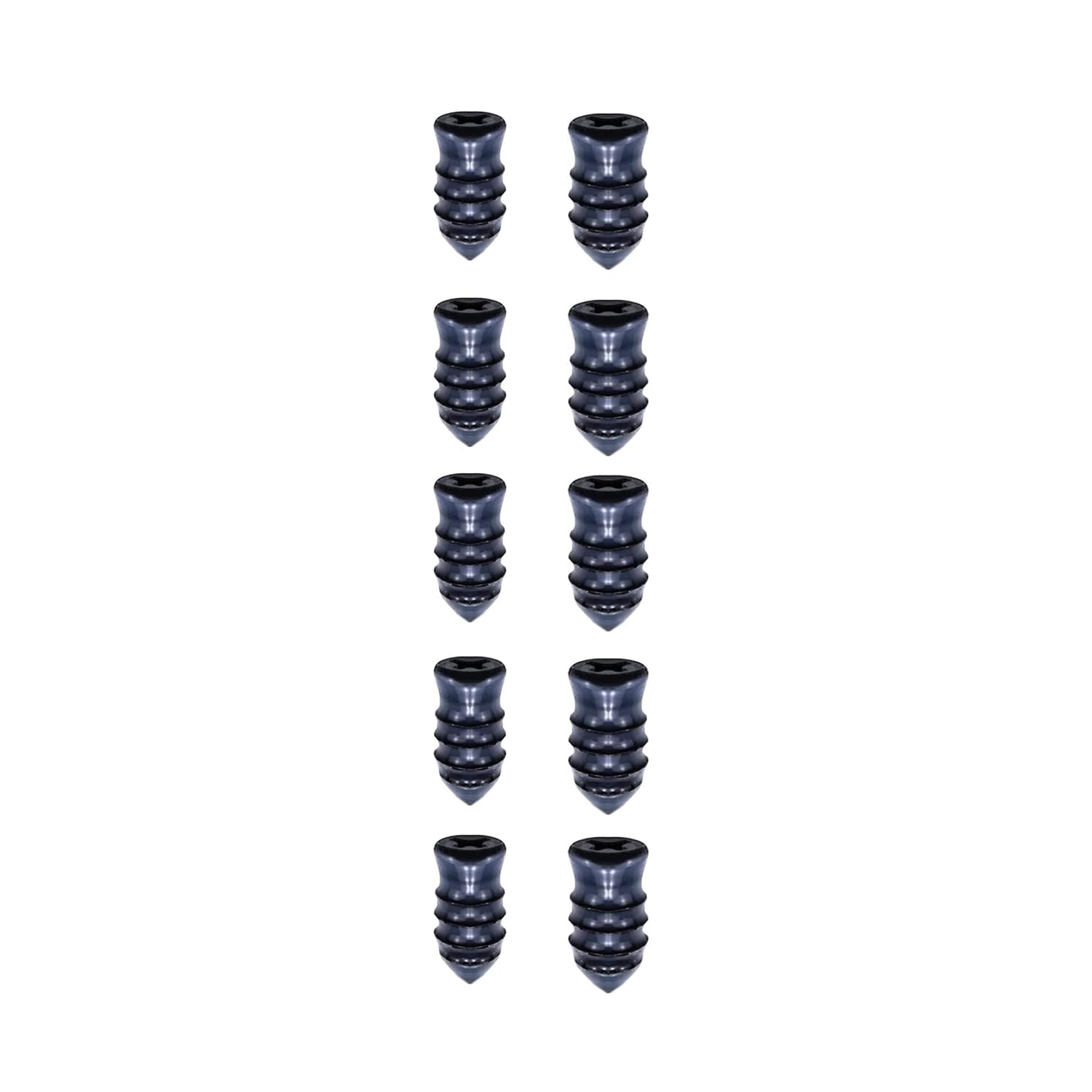 Tire Repair Rubber Nail Car Tire Repair Nails Tire Repair Rubber Screws Black (10 Pcs Set)