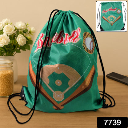 Water-resistant Nylon Drawstring Backpack Bag (1 Pc)