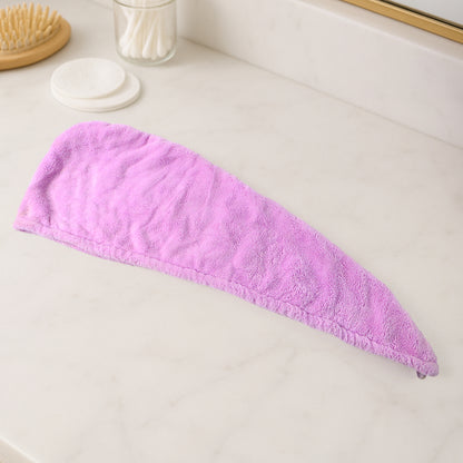 Wukusy Quick Turban Hair-Drying Microfiber Shower Cap, absorbent and lightweight for efficient hair drying and styling.
