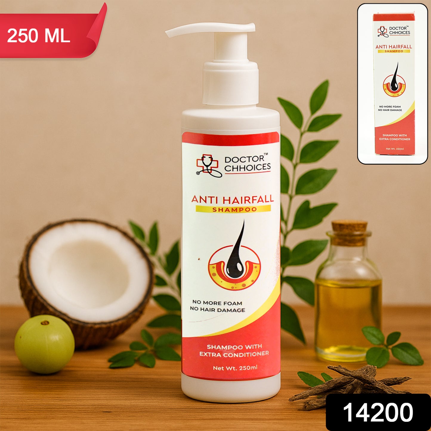 Doctor Choices Advanced Anti Hairfall Shampoo With Extra Conditioner  250ml (1 Pc)