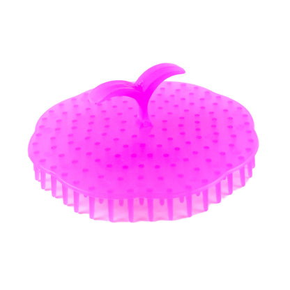 Ergonomic Plastic Scalp Massager Shampoo Brush (1 Pc)