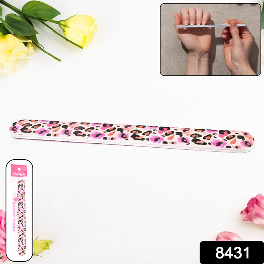 Wukusy professional double-sided nail filer for shaping and smoothing nails, 1-piece health and beauty nail file.