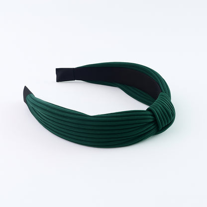 Womens Ribbed Texture Knot Design Hairband (1 Pc  Mix Design)