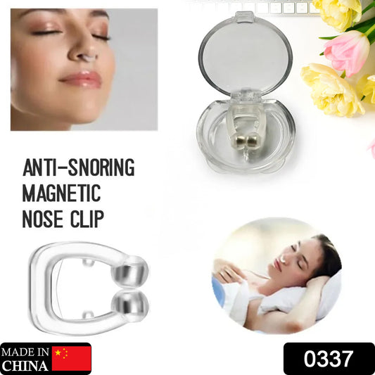 Wukusy anti-snore device for men and women, silicone magnetic nose clip, designed to reduce heavy snoring during sleep.