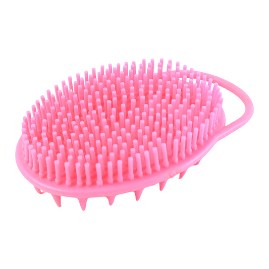 Wukusy 2-in-1 silicone soft bristle bath brush for gentle cleansing and exfoliation during health care routines.