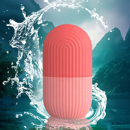Wukusy Beauty Face Massage Ice Roller for skin cooling and rejuvenation, displayed on a white background.