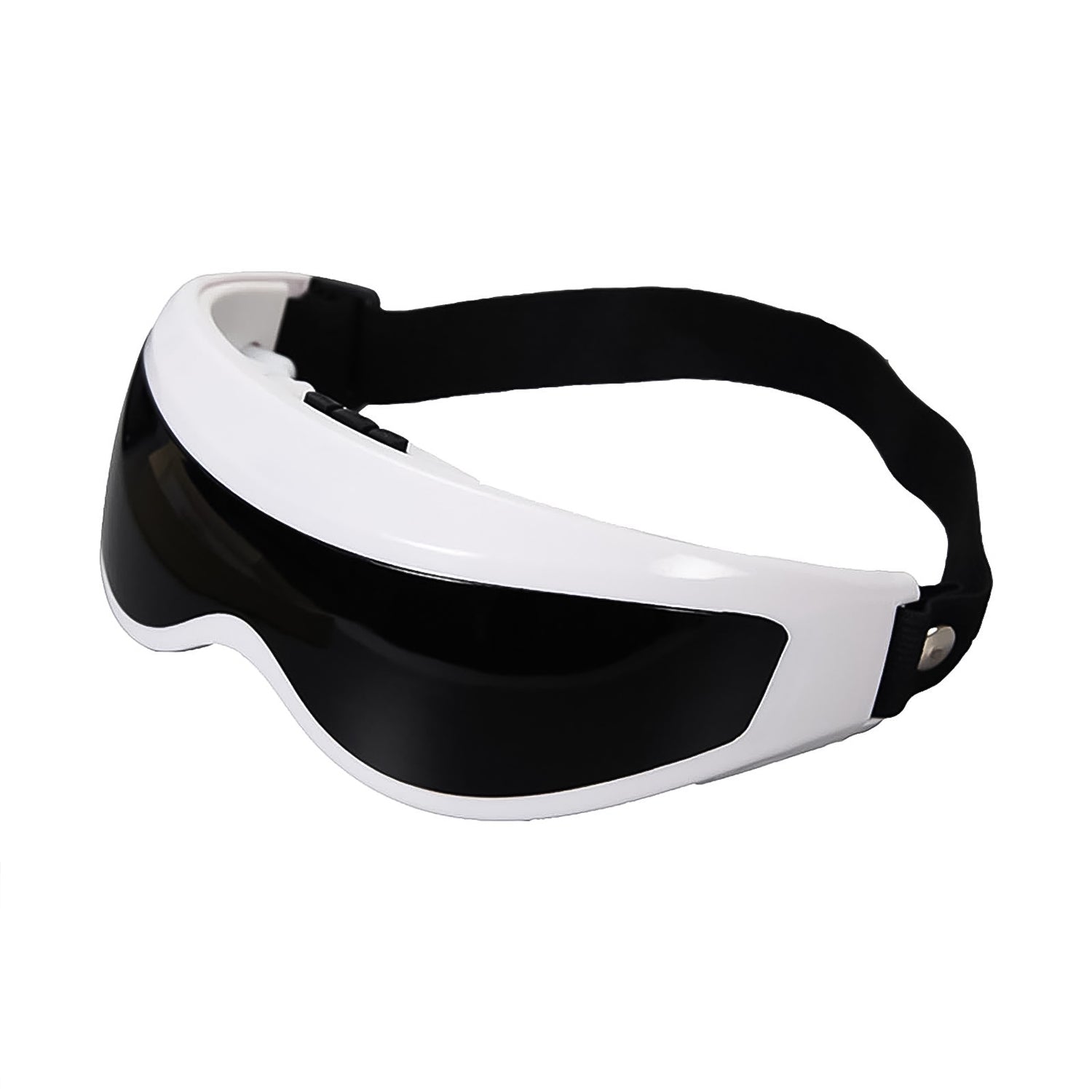 Wukusy electric eye massager with adjustable elastic band, designed for soothing eye care and relaxation.