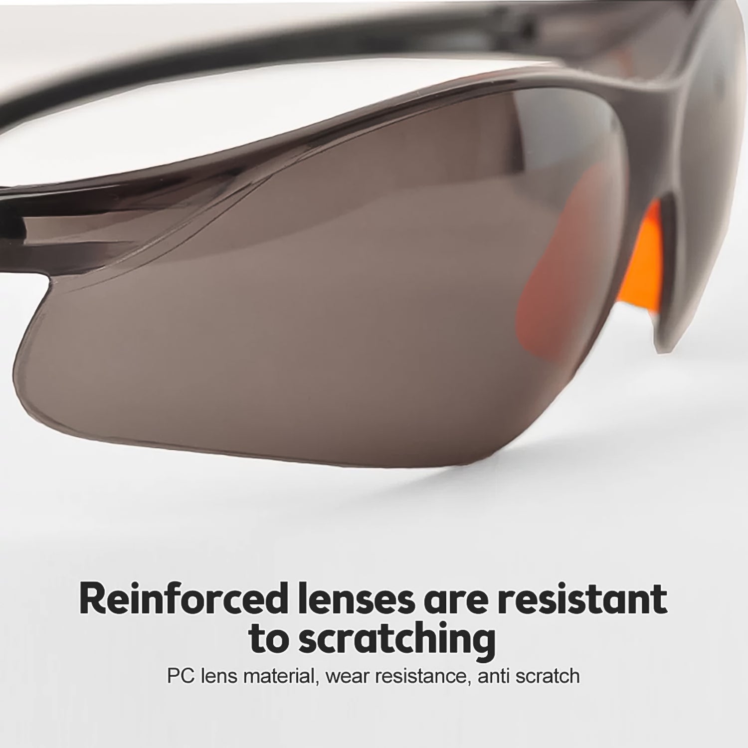 Wukusy eye protection goggles for safety and riding, featuring clear lenses and adjustable strap for secure fit.