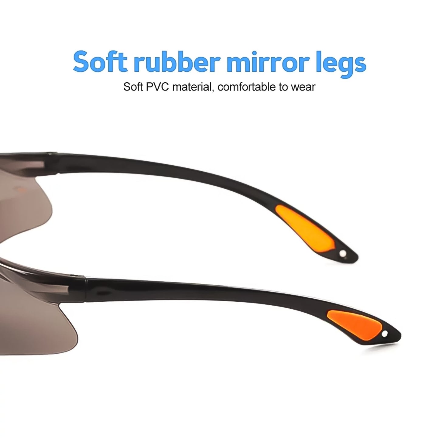 Wukusy safety riding goggles with clear protective lenses, designed for eye protection during health care or outdoor activities.
