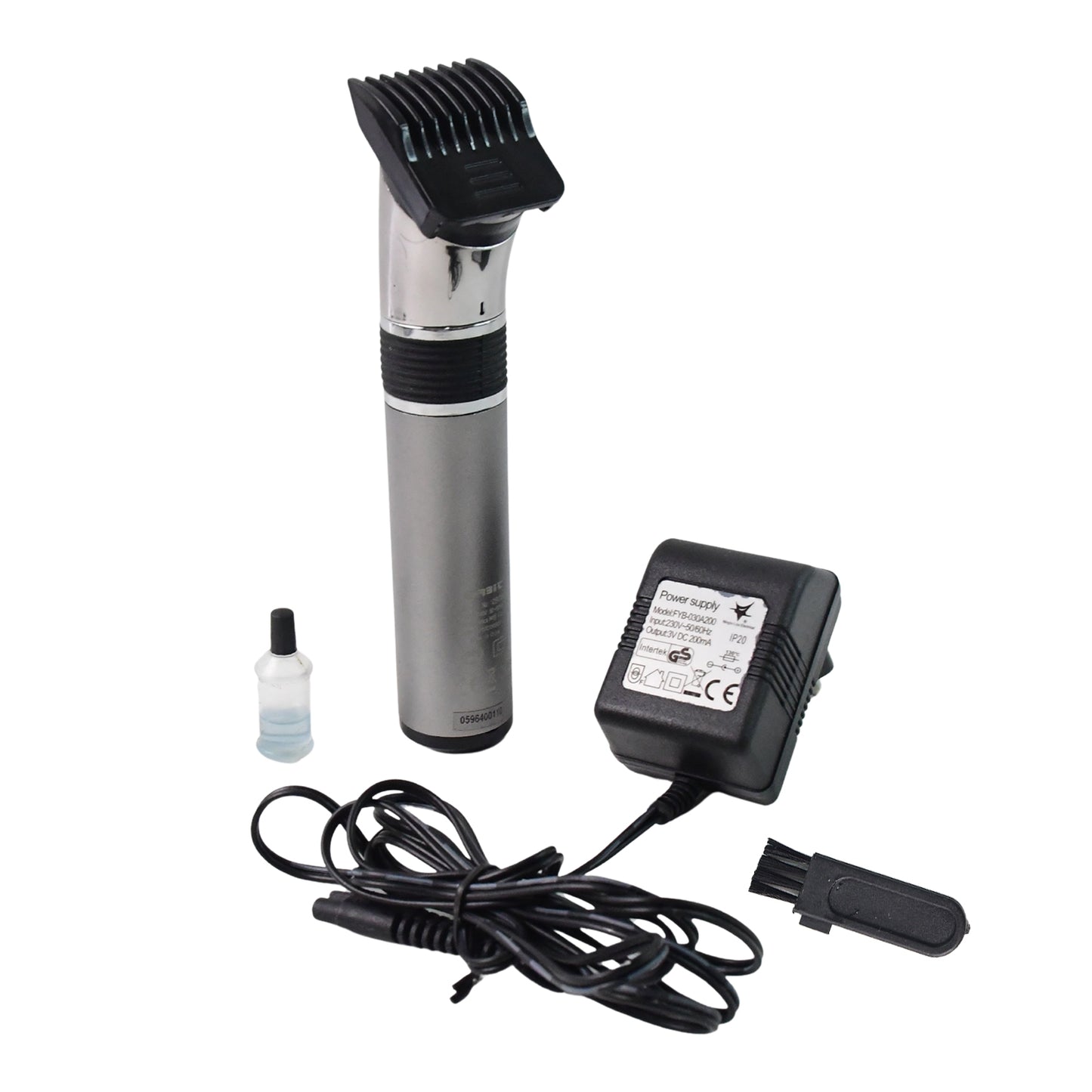 Wukusy Orbit rechargeable hair trimmer for men, cordless health care grooming device with adjustable blade settings.