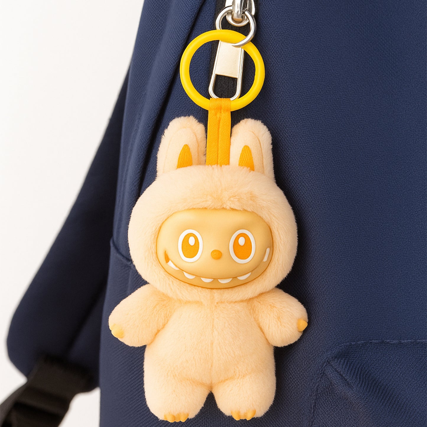 Plush Toy Cartoon Keychain With Hook Assorted Colorful Animal Design  1 Pc (Mix Design)