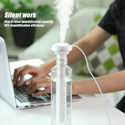 0320 Mini Portable Humidifier For Car Personal Usb Powered Bedroom Quiet Humidified Ultrasonic Cool Mist Humidifier Plants Car Travel Office Hotel  (1 Pc)