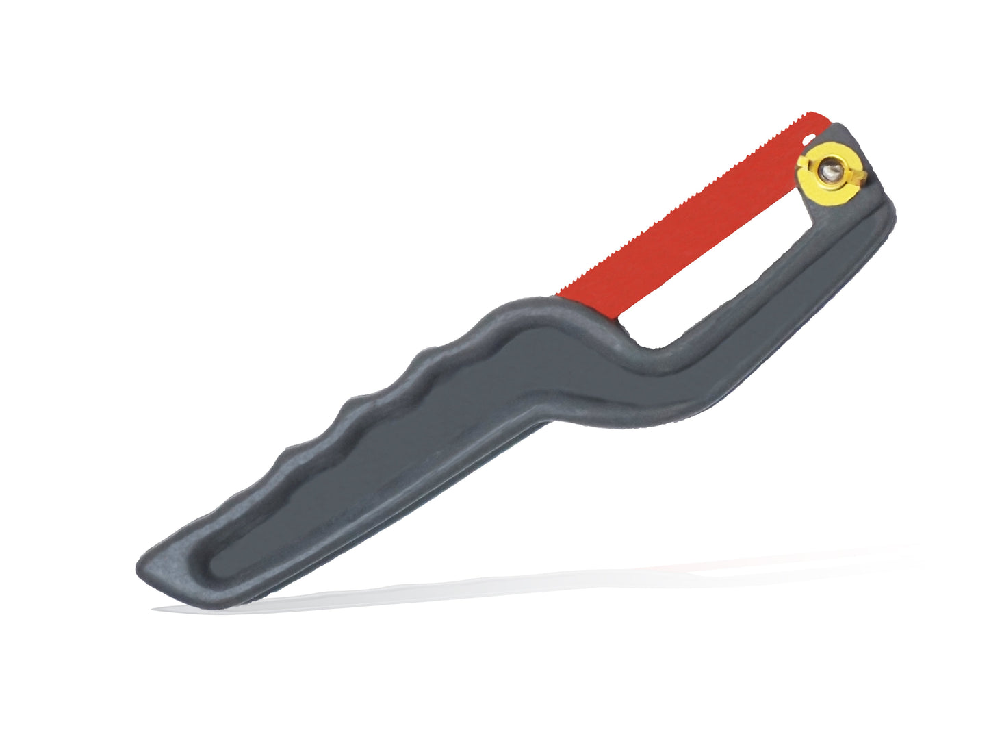 Wukusy Mini Hacksaw with metal frame and blade, compact hand hack saw ideal for home improvement and cutting metal materials.