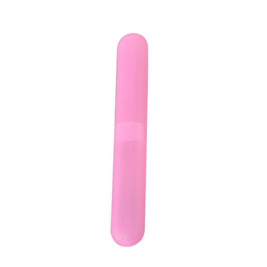 Wukusy plastic hygienic toothbrush travel case, portable and durable for convenient home improvement oral hygiene storage.