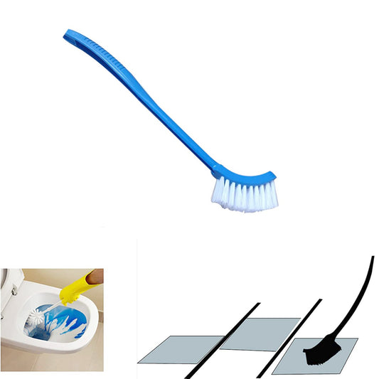 Wukusy 1291 single-sided bristle plastic toilet cleaning brush for effective bathroom cleaning.