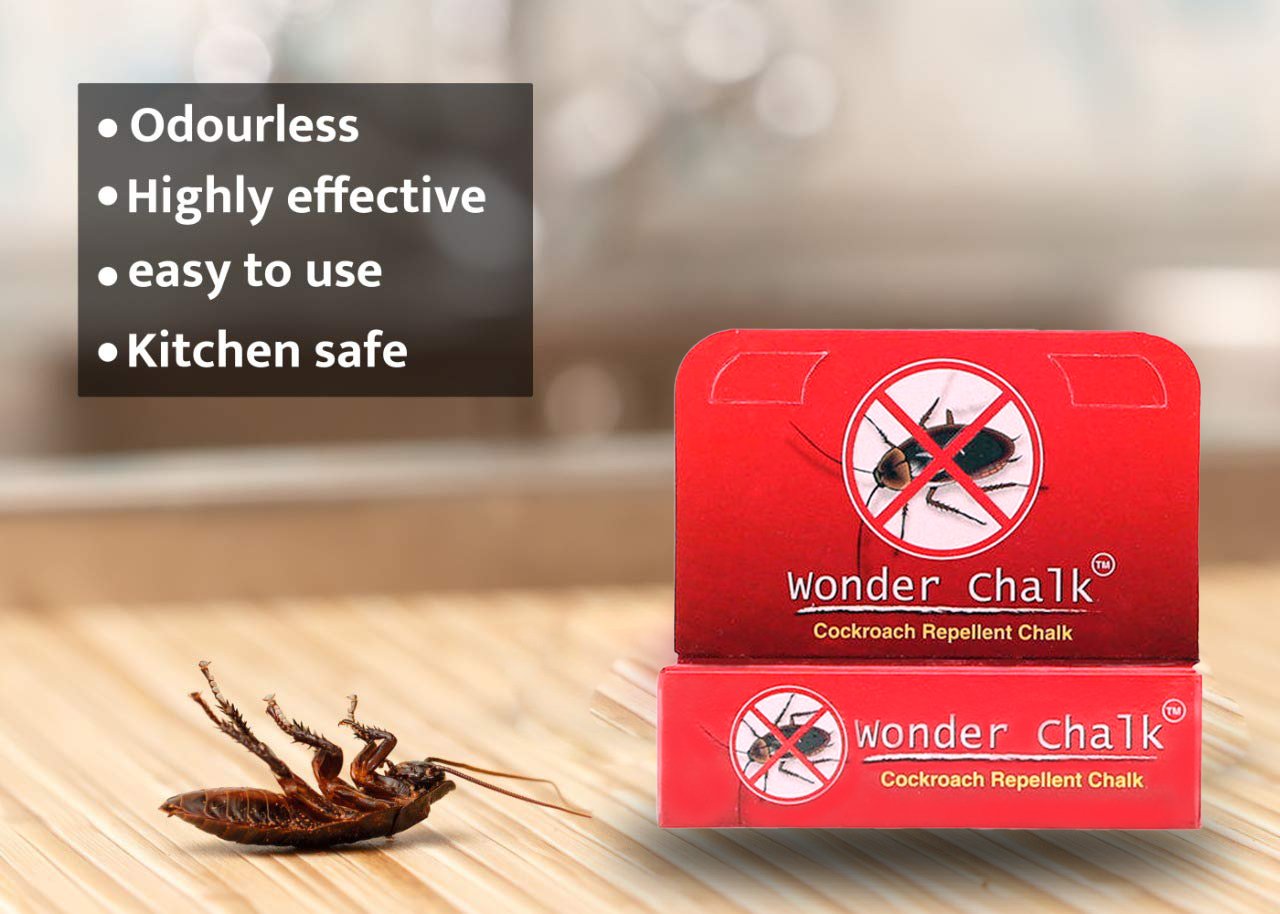 Wukusy 1314 Cockroaches Repellent Chalk for home, designed to keep cockroaches away and improve household pest control.