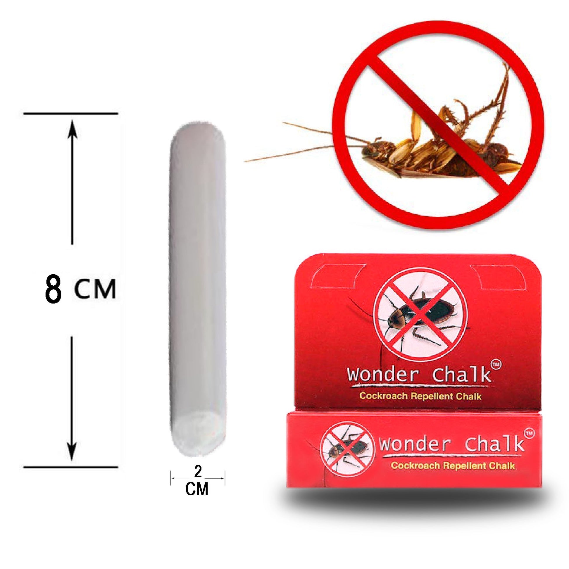 Wukusy 1314 Cockroaches Repellent Chalk for home, designed to keep cockroaches away from living spaces.