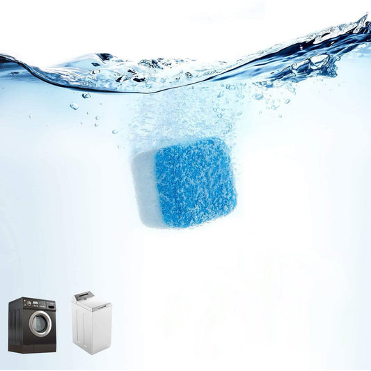 Wukusy 1402 washing machine stain tank cleaner tablet for deep cleaning of washing machine interiors.